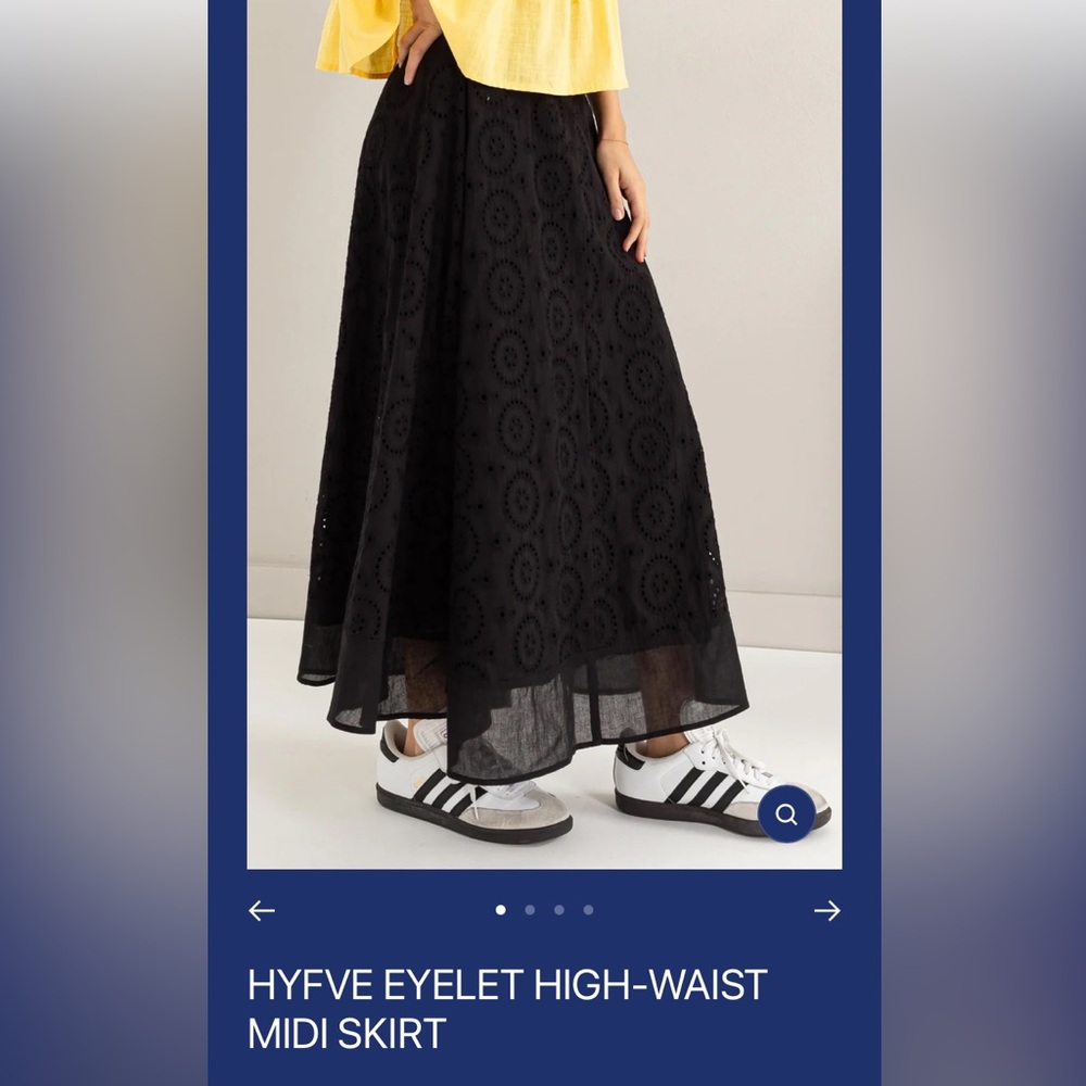 HYFVE Eyelet skirt-lined